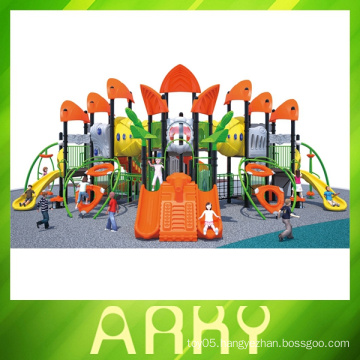 large comfortable outdoor plastic slide exercise play ground